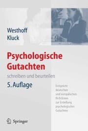 Cover von Psychologische Gutachten