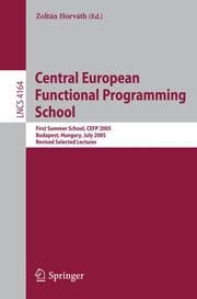 Cover von Central European Functional Programming School