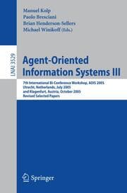 Cover von Agent-Oriented Information Systems III
