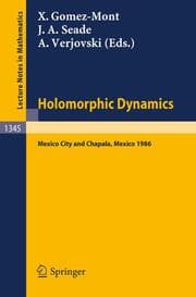 Cover von Holomorphic Dynamics
