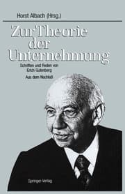 Cover von Zur Theorie der Unternehmung