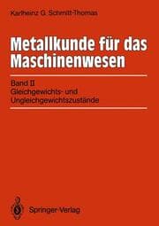 Cover von Metallkunde für das Maschinenwesen 2