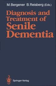 Cover von Diagnosis and Treatment of Senile Dementia