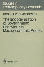 Cover von The Endogenization of Government Behaviour in Macroeconomic Models