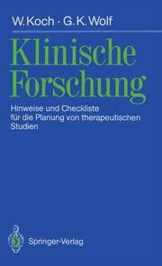 Cover von Klinische Forschung