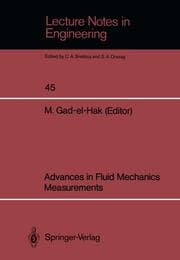 Cover von Advances in Fluid Mechanics Measurements
