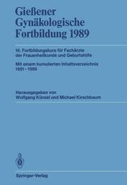 Cover von Gießener Gynäkologische Fortbildung 1989