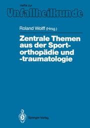 Cover von Zentrale Themen aus der Sportorthopädie und -traumatologie