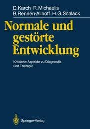 Cover von Normale und gestörte Entwicklung