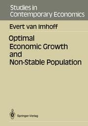 Cover von Optimal Economic Growth and Non-Stable Population