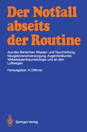 Cover von Notfall abseits der Routine