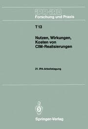 Cover von Nutzen, Wirkungen, Kosten von CIM-Realisierungen