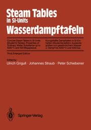 Cover von Steam Tables in SI-Units / Wasserdampftafeln