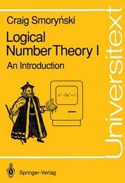 Cover von Logical Number Theory I