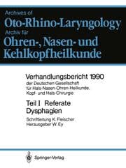 Cover von Teil I: Referate