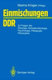 Cover von Einmischungen / DDR