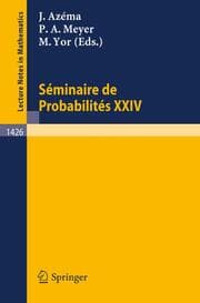 Cover von Seminaire de Probabilites XXIV 1988/89