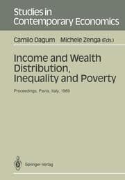 Cover von Income and Wealth Distribution, Inequality and Poverty
