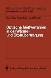 Cover von Optische Meßverfahren der Wärme- und Stoffäbertragung