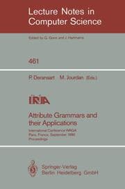 Cover von Attribute Grammars and their Applications