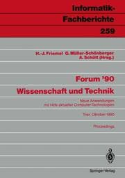 Cover von Forum 90 Wissenschaft und Technik