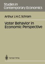 Cover von Voter Behavior in Economics Perspective