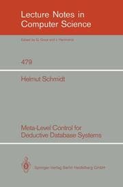 Cover von Meta-Level Control for Deductive Database Systems