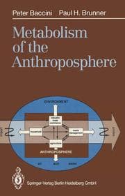 Cover von Metabolism of the Anthroposphere