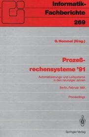 Cover von Prozeßrechensysteme 91