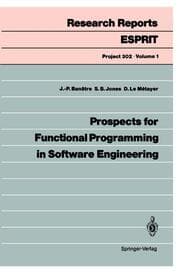 Cover von Prospects for Functional Programming in Software Engineering