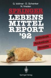 Cover von Springer Lebensmittelreport 92