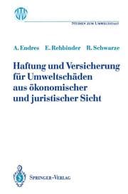 Cover von Haftung und Versicherung für Umweltschäden aus ökonomischer und juristischer Sicht