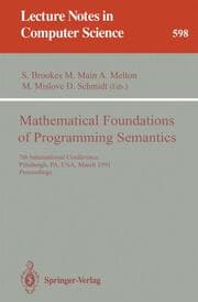 Cover von Mathematical Foundations of Programming Semantics