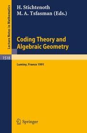 Cover von Coding Theory and Algebraic Geometry