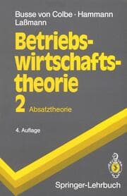 Cover von Betriebswirtschaftstheorie 2