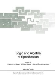 Cover von Logic and Algebra of Specification