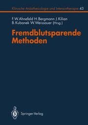 Cover von Fremdblutsparende Methoden