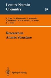 Cover von Research in Atomic Structure