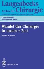 Cover von Wandel der Chirurgie in unserer Zeit