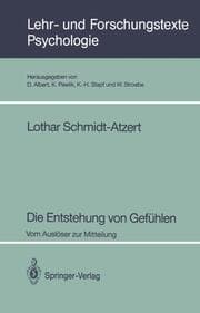 Cover von Die Entstehung von Gefühlen