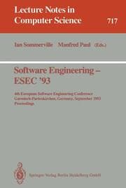 Cover von Software Engineering - ESEC '93