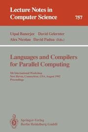 Cover von Languages and Compilers for Parallel Computing