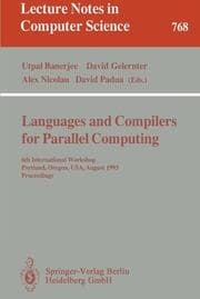 Cover von Languages and Compilers for Parallel Computing