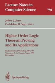 Cover von Higher Order Logic Theorem Proving and Its Applications