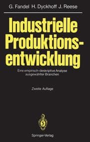 Cover von Industrielle Produktionsentwicklung