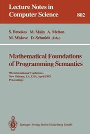 Cover von Mathematical Foundations of Programming Semantics