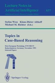 Cover von Topics in Case-Based Reasoning