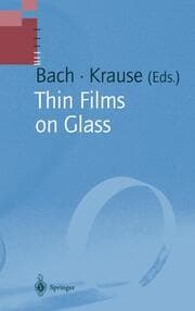 Cover von Thin Films on Glass