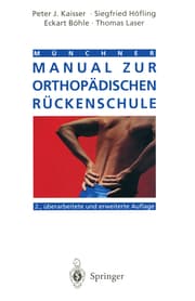 Cover von Münchner Manual zur orthopädischen Rückenschule