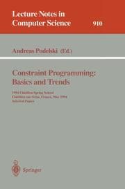 Cover von Constraint Programming: Basics and Trends